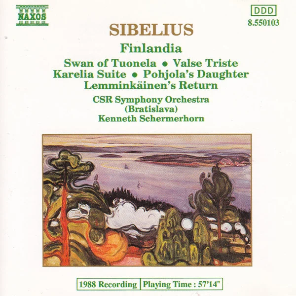 Jean Sibelius, Slovak Radio Symphony Orchestra, Kenneth Schermerhorn – Finlandia • Swan Of Tuonela • Valse Triste • Karelia Suite • Pohjola's Daughter • Lemminkäinen's Return
