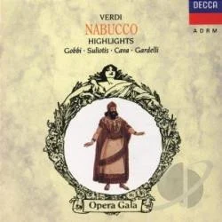 Giuseppe Verdi, Tito Gobbi, Elena Souliotis, Carlo Cava, Lamberto Gardelli – Nabucco Highlights